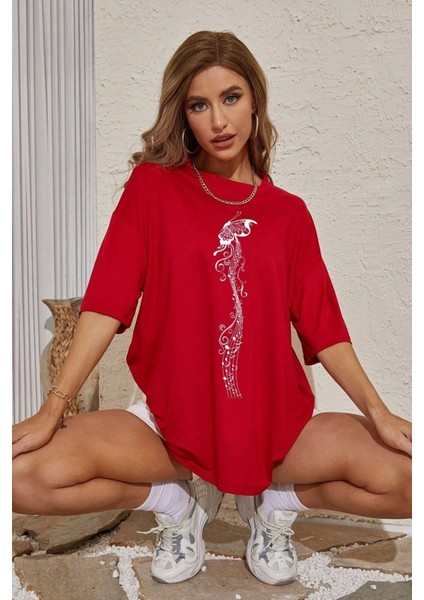 Unisex Butterfly Song Baskılı Tasarım Tshirt