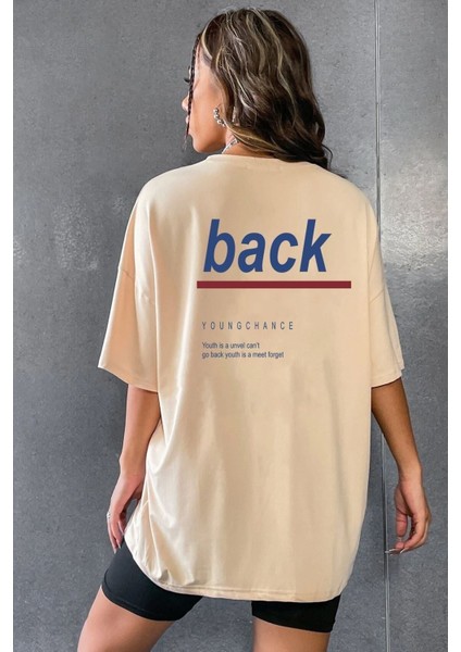 Unisex Back Baskılı Tasarım T-Shirt