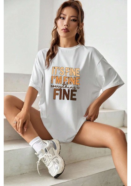 Unisex Fine Baskılı Tasarım Tshirt