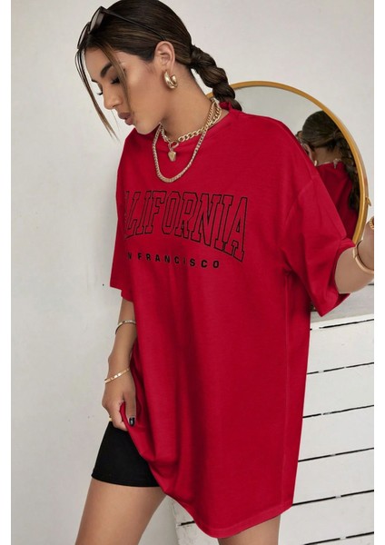 Unisex California Baskılı Tasarım Tshirt fiyatları