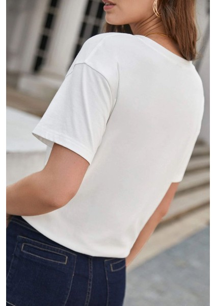 Unisex Hearts Baskılı Tasarım Tshirt modelleri