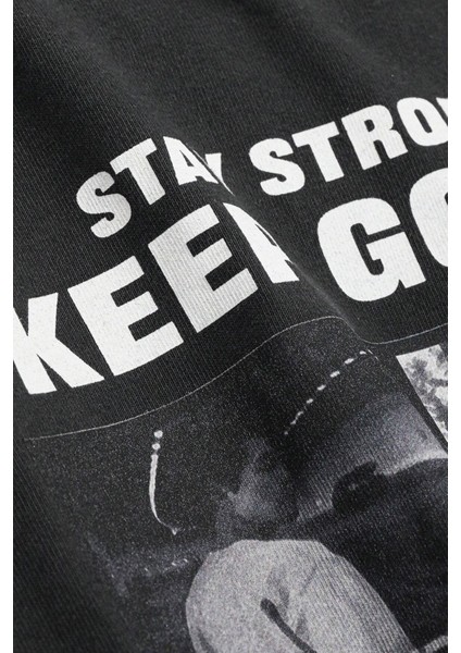 Unisex Keepgoing Baskılı Tasarım Tshirt fiyatları