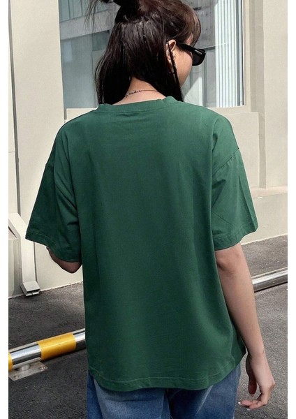 Unisex Nasa Baskılı Tasarım Tshirt