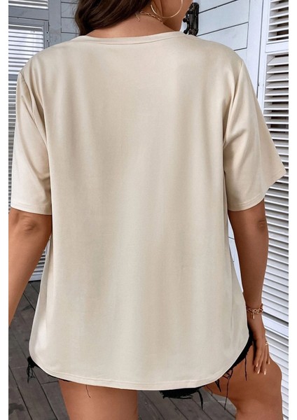 Unisex Fine Baskılı Kısa Kol T-Shirt fiyatları