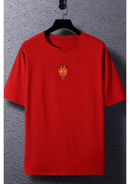 Unisex Ateş Avatar Baskılı Kısa Kol T-Shirt