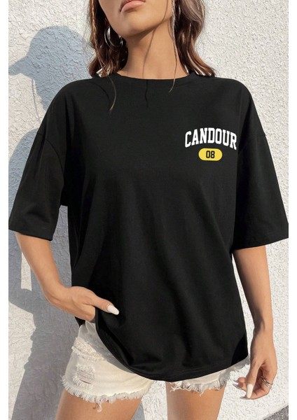Unisex Candour 08 Baskılı Tasarım Tshirt