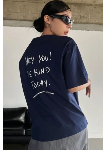 Unisex Hey You Baskılı Tasarım Tshirt modelleri