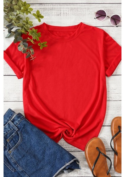Unisex Panda Baskılı Kısa Kol T-Shirt