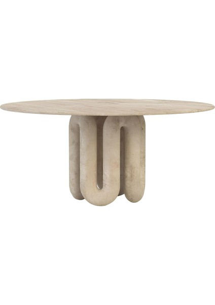 Snake 2 Traverten Yemek Masası - Standart (120CM x 75CM) fiyatları