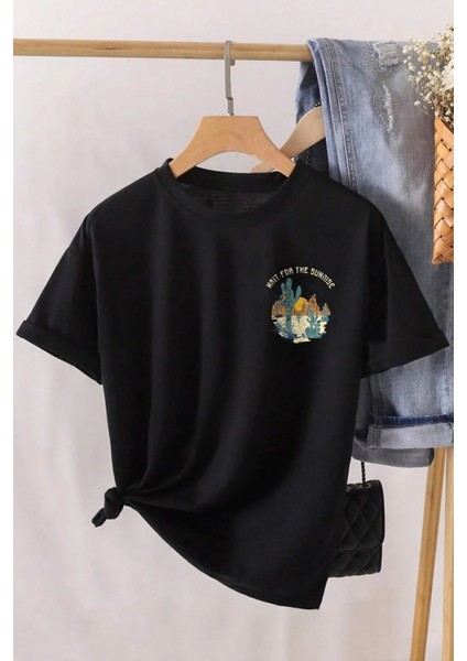 Unisex Pamuklu Arizona Ön ve Arka Baskılı Tasarım T-Shirt fiyatları