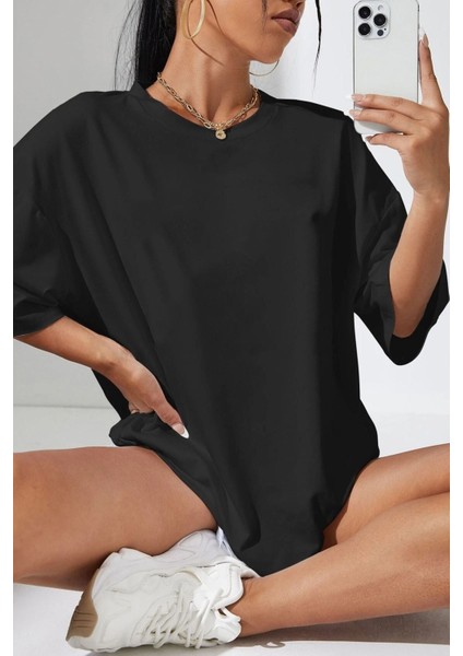 Unisex Panda Baskılı Kısa Kol T-Shirt fiyatları