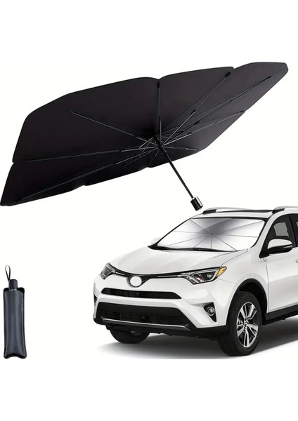 Tüm Araçlar Için Katlanabilir Araba Camı Güneşlik - Ön Cam Için Uv Koruma Şemsiyesi, Isı Yalıtımı fırsatları