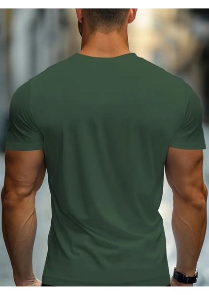 Unisex Pamuklu Wake Up Ön Baskılı Tasarım Tshirt modelleri