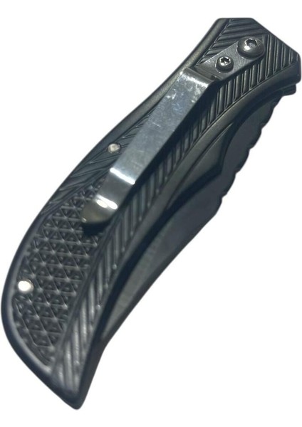 Mini Metal Kamp Cep Çakısı - Kemere Takılabilir Kamp Çakısı - Mini Av Bıçağı - Kartal Gagası Şekilli