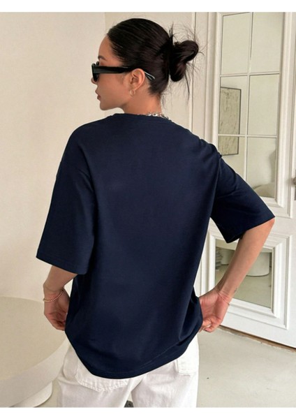 Unisex Pamuklu Happiness Ön Baskılı Tasarım Tshirt modelleri