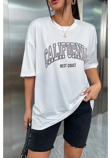 Unisex California West Coast Baskılı Tasarım Tshirt fiyatları