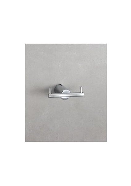 System Pro-Tech Ikili Askılık Krom Renk 31X49X85 mm