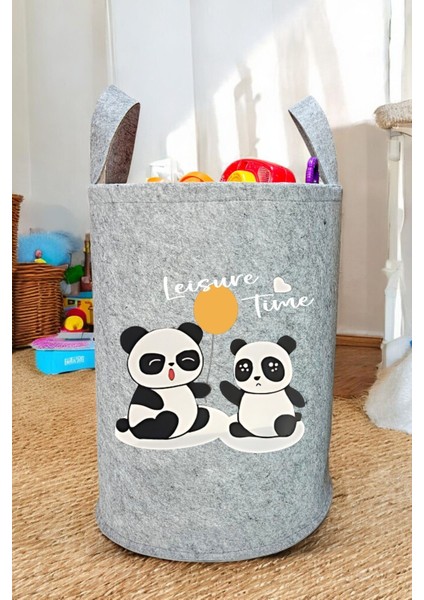 Unisex Leisure Time Bebek Çocuk Odası Düzenleyici Saklama Kutusu Oyuncak Kirli Sepeti 50X40 cm