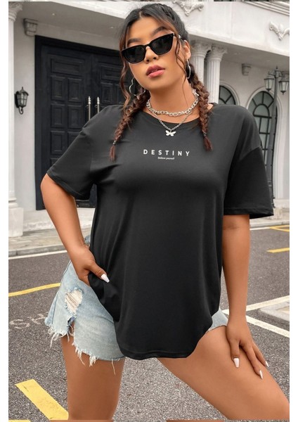 Unisex Destiny Baskılı Kısa Kol T-Shirt fiyatları