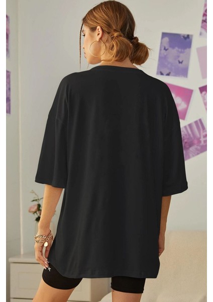 Unisex Spooky Baskılı Kısa Kol T-Shirt fiyatları