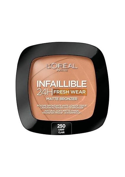 Paris Infaillible 24H Fresh Wear Soft Matte Bronzer 250 Light