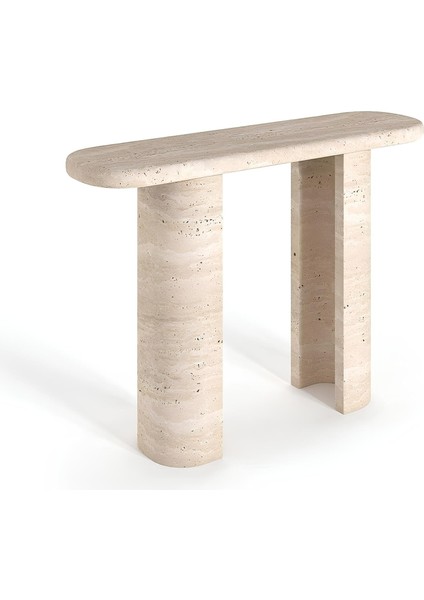 Olive Traverten Dresuar - Standart (35CM x 100CM x 80CM)