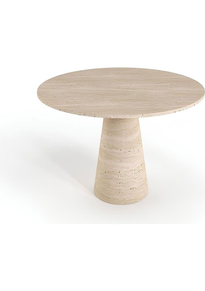 Silvano Traverten Yemek Masası - Standart (120CM x 75CM)