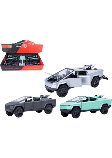 XHD-B2424-VARDEM Çek Bırak Işıklı ve Sesli Kapıları Açılan Truck Metal Jeep 1:24 modelleri
