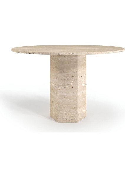 Luna Traverten Yemek Masası - Orta (130CM x 75CM) modelleri