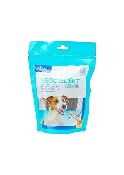 Veggiedent FR3SH Köpekler Çiğneme Ürünü, 15 Çiğneme, Küçük, Şeffaf, Üniseks