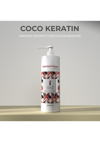 Coco Saloon Keratin Şampuan 1000ML