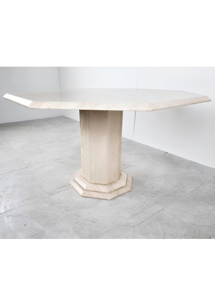 Pablo Traverten Yemek Masası - Standart (120CM x 75CM)