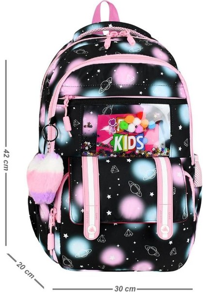 Ilkokul Çantası Kız Çocuk 3'lü Set 42*30 cm Beslenme Çantası Kalem Kutusu Ortopedik Su Itici Kumaş fiyatları