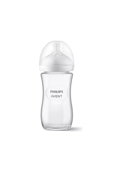 Natural Response Cam Biberon, 240 Ml, 1 Ay ve Üstü, Doğal Tepkili Biberon Emziği, Scy