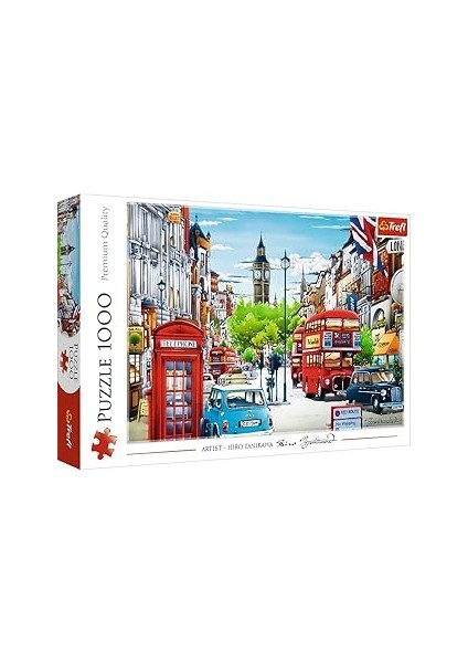 Trefl Street London Uk 1000 Parça Yapboz Yetişkinler ve 12 Yaşından Büyük Çocuklar Için Üstün Kalit
