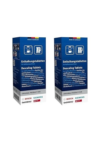 Tassimo Gaggenau Neff Kahve Makinesi Kireç Çözücü Tabletler