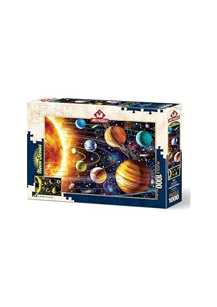 Art Puzzle Güneş Sistemi 1000 Parça Neon Puzzle