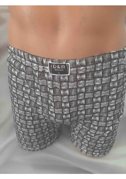Siyah Beyaz %100 Pamuk Rahat Kullanışlı Hafif Erkek Boxer modelleri