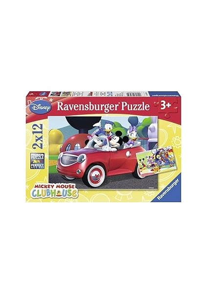 Ravensburger Mickey Mousse 2X12P Yapboz 75652