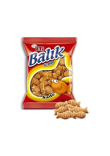 Balık Kraker 160 G x 20 Adet