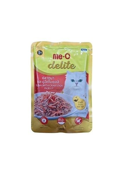 Me-O Delite Ton Balığı ile Yengeç, 70 gr