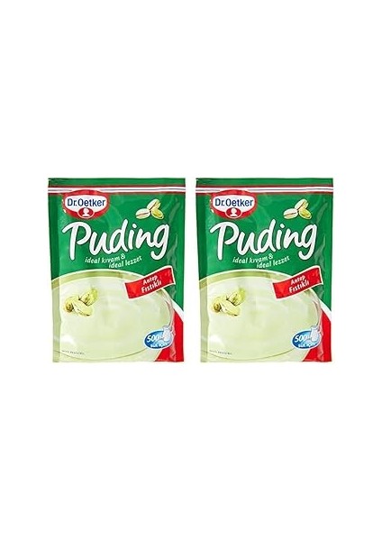 Puding Antep Fıstıklı 91 gr 2'li Paket