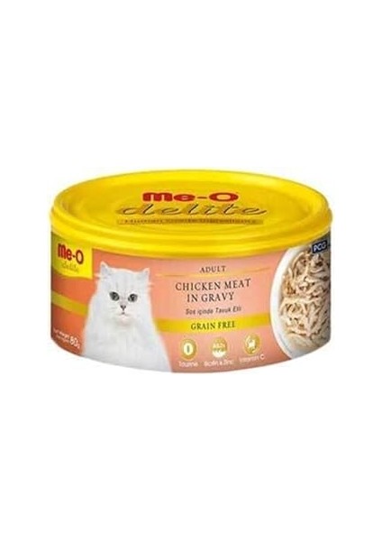 Me-O Delite Tavuk Etli Konserve, 80 gr