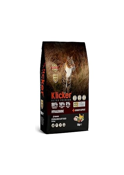 Klicker Tahılsız Yetişkin Maması Kısırlaştırılmış Tavuklu 1kg