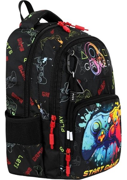 Ilkokul Çantası 3'lü Set 42*30 cm Beslenme Çantası Kalem Kutusu Ortopedik Gamer Erkek Çocuk fiyatları