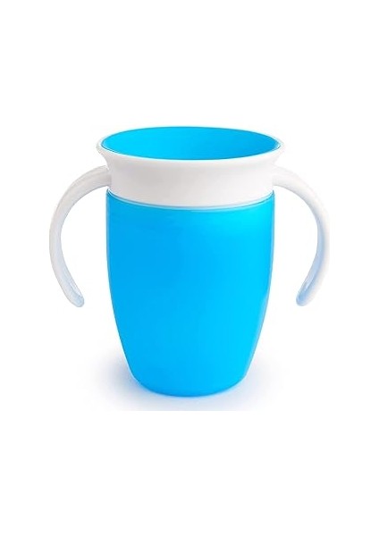 Joyzzz 360 Eğitici Bardak Kulp, 205ML Dökülmeye Dayanıklı Eğitici Bardak, Otomatik Sızdırmaz