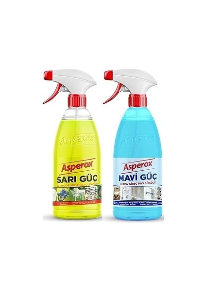 Sarı Güç 1 Litre Mavi Güç 1 Litre