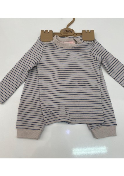 Tiffany 2li Takım Modal Organik Theme Çizgili Saks