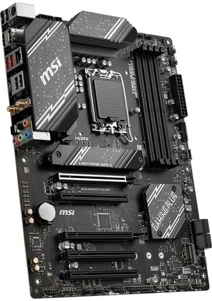 Msı B760 Gamıng Plus Wıfı D5 M.2 HDMI Dp Lan Wifi Atx 1700P