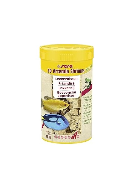 Sera Fd Artemia Shrimps 250 ml (16GR)